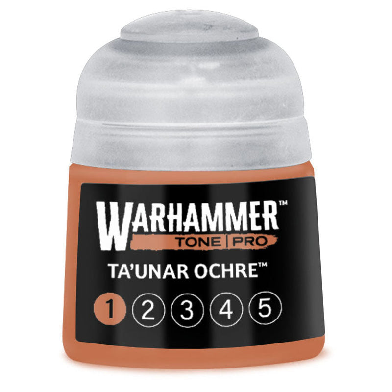 Warhammer Tone Pro Paint: Ta'unar Ochre 1 [12ml] (PRESALE 10/24)