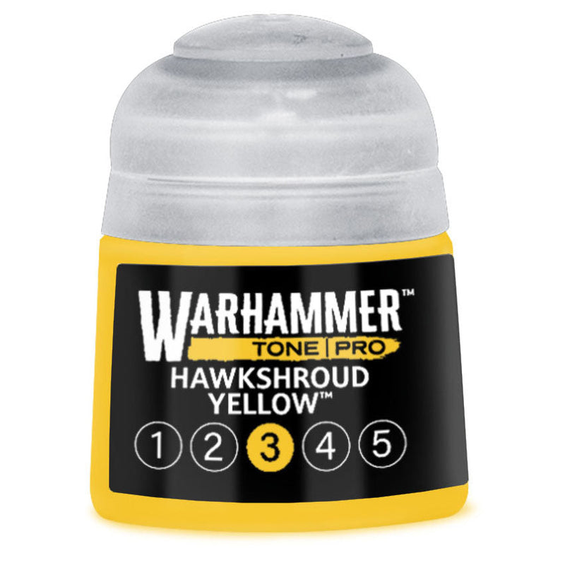 Warhammer Tone Pro Paint: Hawkshroud Yellow 3 [12ml] (PRESALE 10/24)