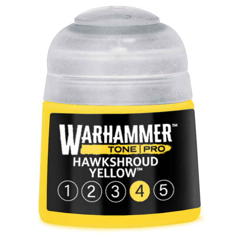 Warhammer Tone Pro Paint: Hawkshroud Yellow 4 [12ml] (PRESALE 10/24)