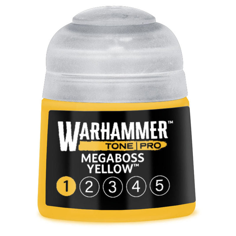 Warhammer Tone Pro Paint: Megaboss Yellow 1 [12ml] (PRESALE 10/24)