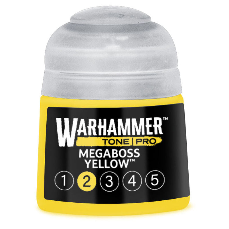 Warhammer Tone Pro Paint: Megaboss Yellow 2 [12ml] (PRESALE 10/24)