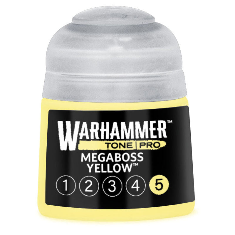 Warhammer Tone Pro Paint: Megaboss Yellow 5 [12ml] (PRESALE 10/24)