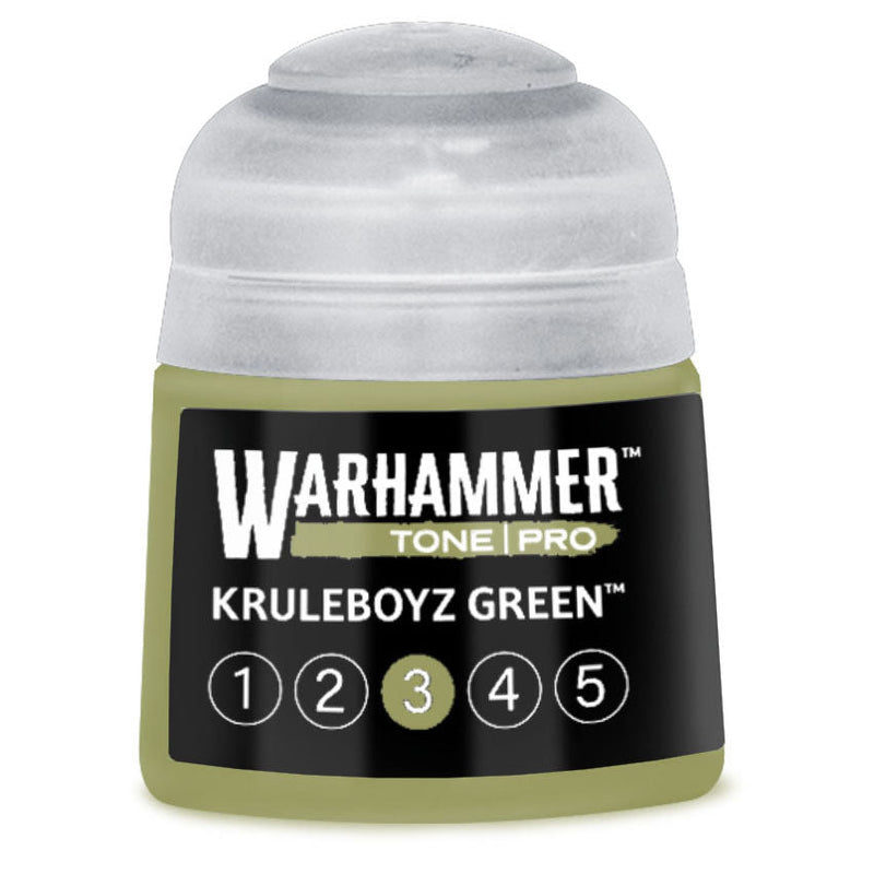 Warhammer Tone Pro Paint: Kruleboyz Green 3 [12ml] (PRESALE 10/24)