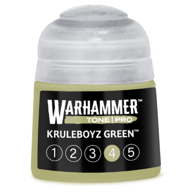Warhammer Tone Pro Paint: Kruleboyz Green 4 [12ml] (PRESALE 10/24)