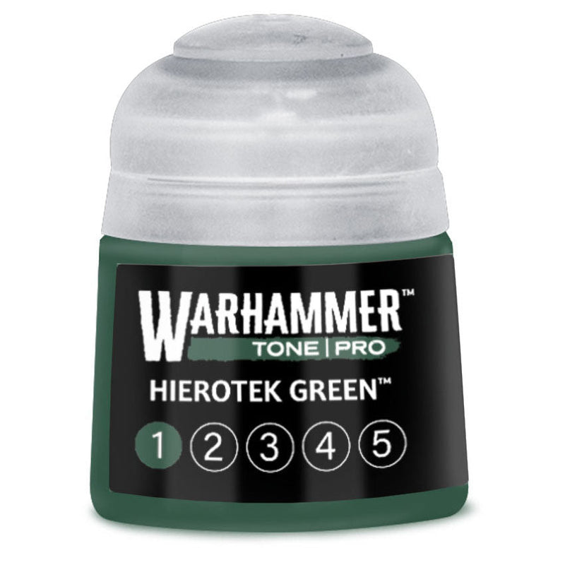 Warhammer Tone Pro Paint: Hierotek Green 1 [12ml] (PRESALE 10/24)