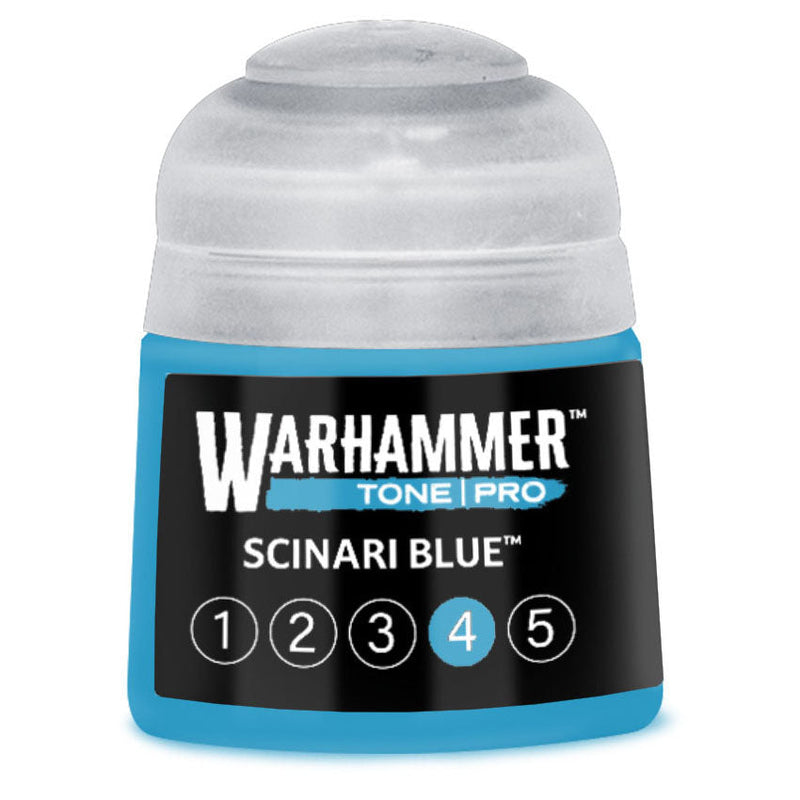 Warhammer Tone Pro Paint: Scinari Blue 4 [12ml] (PRESALE 10/24)