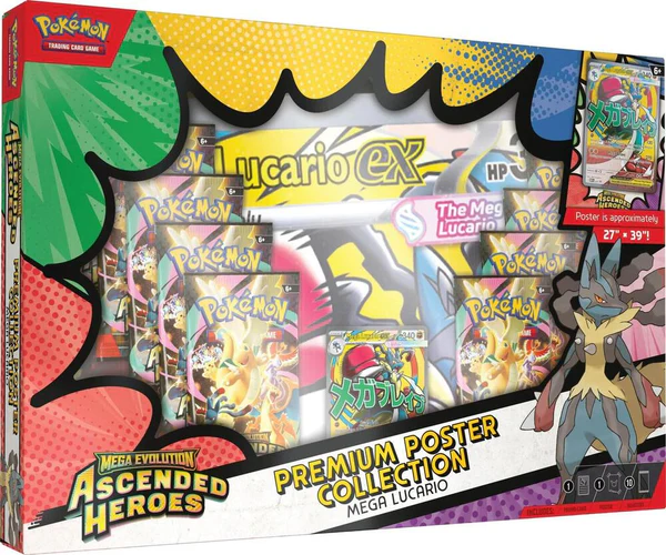 Pokémon TCG | Ascended Heroes Premium Poster Collection **Local Pick-Up and Purchase Only**