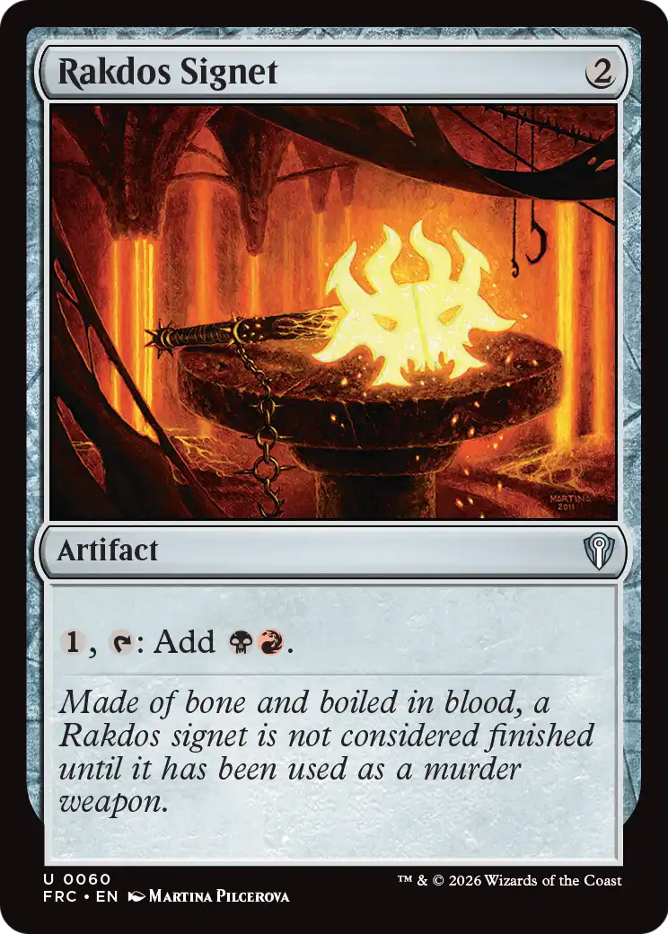 Rakdos Signet [Reality Fracture Commander]