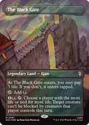 The Black Gate (Borderless) (Surge Foil) [The Hobbit: Eternal-Legal]