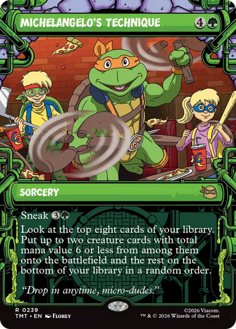 Michelangelo's Technique (Showcase) [Teenage Mutant Ninja Turtles]
