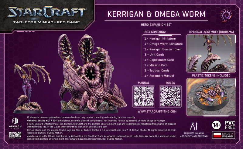 StarCraft TMG - Zerg - Kerrigan & Omega Worm