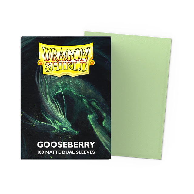 Dragon Shield Matte Dual Sleeves - Gooseberry [100ct Standard Size]