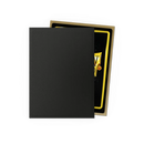 Dragon Shield Dual Matte Sleeve - Black & Gold [100ct Standard Size]