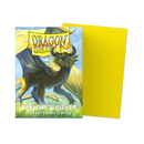 Dragon Shield Matte Dual Sleeves - Yellow and Silver [100ct Standard Size]