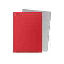 Dragon Shield Matte Dual Sleeves - Crimson and Silver [100ct Standard Size]
