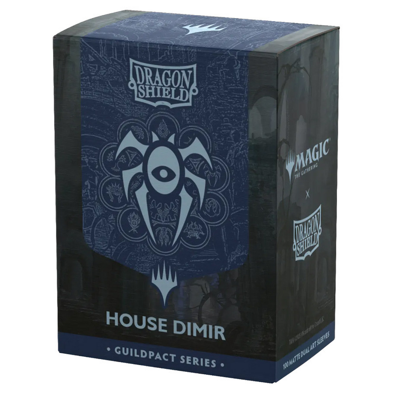 Dragon Shield | MTG Guildpact Series Standard Card Game Sleeves - House Dimir [100ct] (PREORDER)