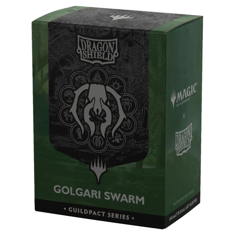 Dragon Shield | MTG Guildpact Series Standard Card Game Sleeves - Golgari Swarm [100ct] (PREORDER)