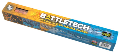 BattleTech: Battle Mat - Fire and Ice 02 - Magma Fjords