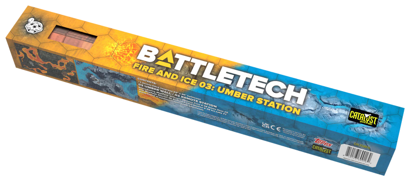 BattleTech: Battle Mat - Fire and Ice 03 - Umber Station