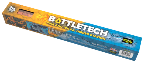 BattleTech: Battle Mat - Fire and Ice 03 - Umber Station