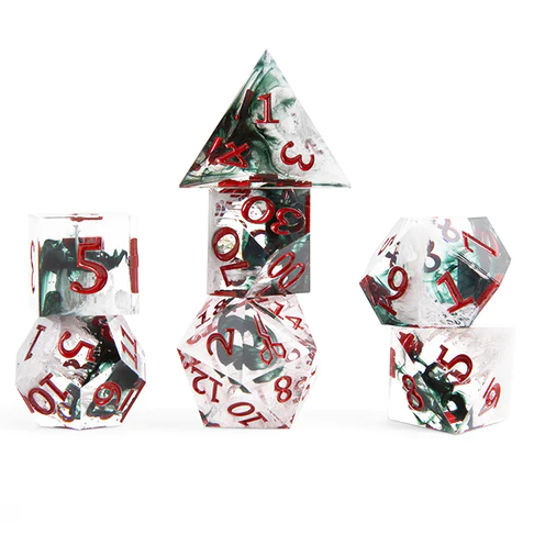 Darrington Press | Critical Role RPG Polyhedral Dice Set: Bells Hells - Laudna [7ct]