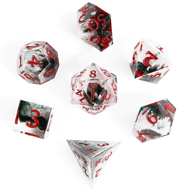 Darrington Press | Critical Role RPG Polyhedral Dice Set: Bells Hells - Laudna [7ct]