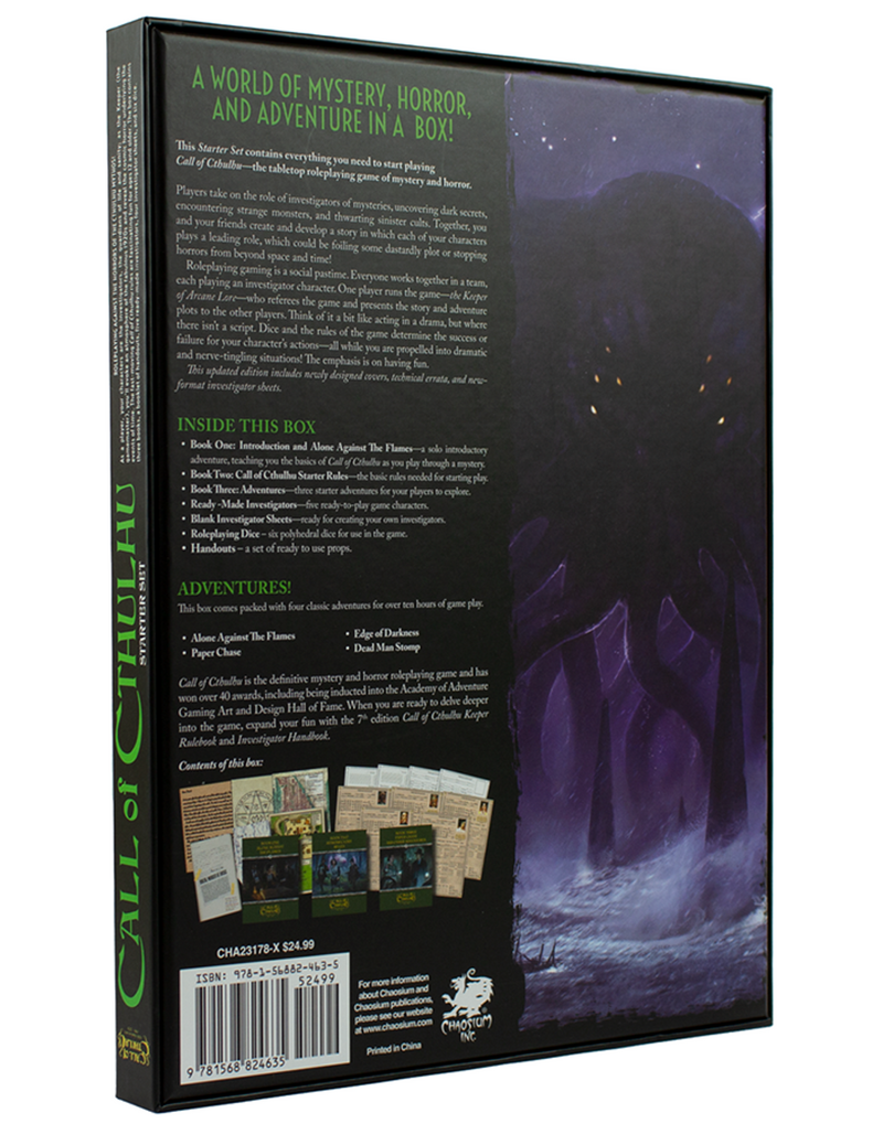 Call of Cthulhu RPG: Starter Set (7th Edition) [Softcover]