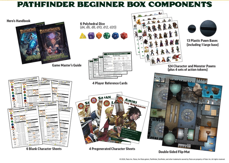 Pathfinder RPG (P2): Beginner Box — Secret of the Unlit Star