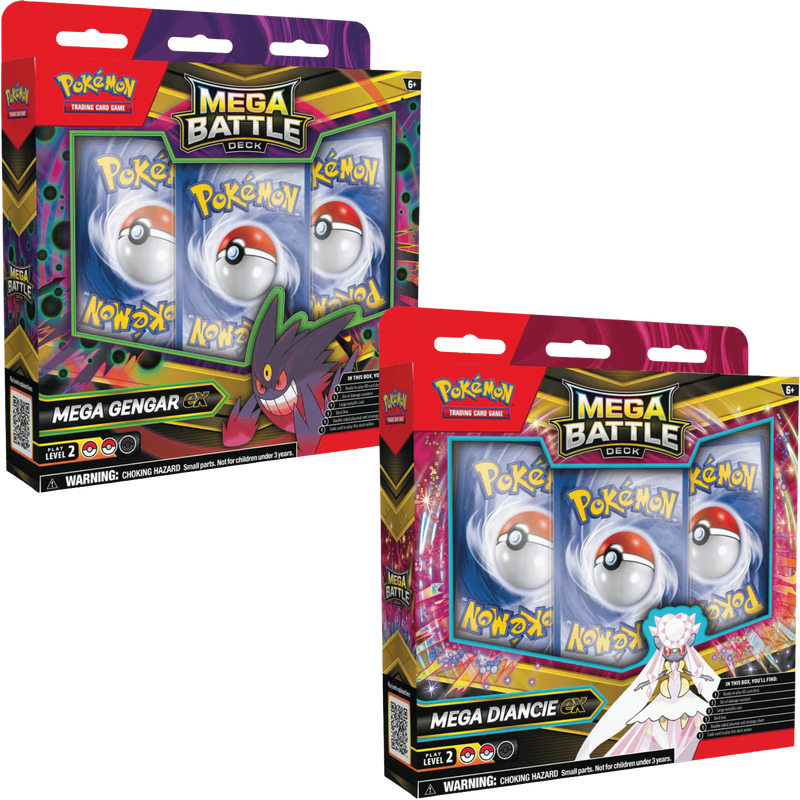 Pokémon TCG |  Mega Battle Deck—Mega Gengar ex / Mega Diancie **Local Pick-Up and Purchase Only**