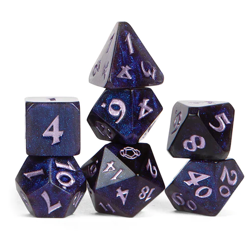 Darrington Press | Critical Role RPG Polyhedral Dice Set: Mighty Nein - Essek Thelyss [7ct]