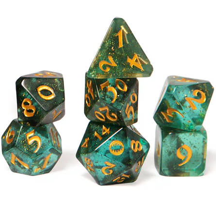 Darrington Press | Critical Role RPG Polyhedral Dice Set: Mighty Nein - Fjord Stone [7ct]