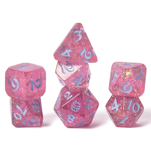 Darrington Press | Critical Role RPG Polyhedral Dice Set: Mighty Nein - Jester Lavorre [7ct]