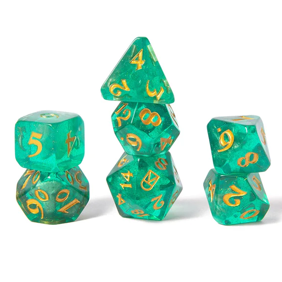 Darrington Press | Critical Role RPG Polyhedral Dice Set: Mighty Nein - The Traveler [7ct]