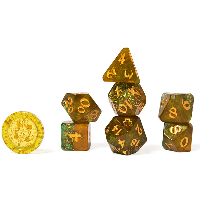 Darrington Press | Critical Role RPG Polyhedral Dice Set: Mighty Nein - Nott the Brave [7ct]
