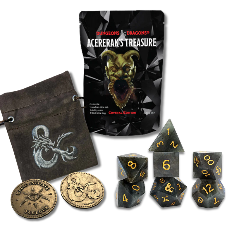 Sirius Dice: Dungeons and Dragons Acererak's Treasure Packs Crystal Edition