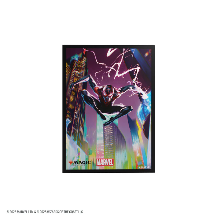Gamegenic Marvel's Spider-Man Premium Art Sleeves - Spider-Man Miles Morales