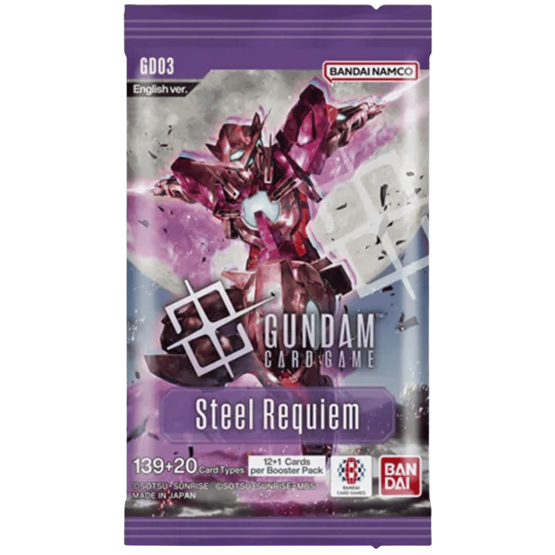 Gundam TCG Steel Reqium Booster Pack **Local Pick-Up and Purchase Only**