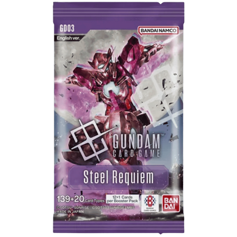 Gundam TCG Steel Reqium Booster Pack **Local Pick-Up and Purchase Only**