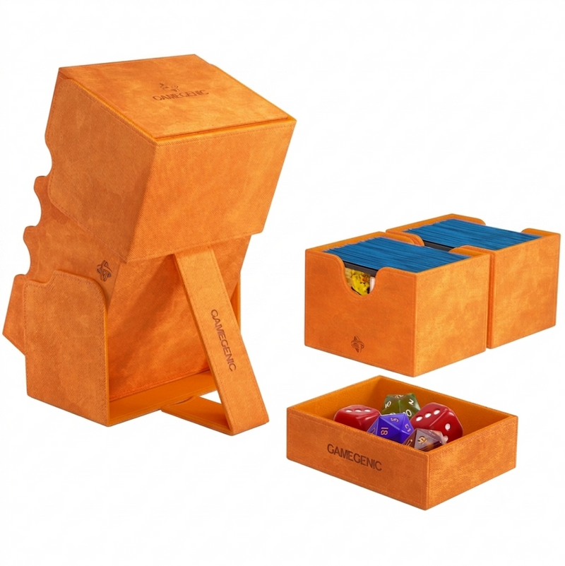 Gamegenic Stronghold 200+ XL Convertible Deck Box - Orange