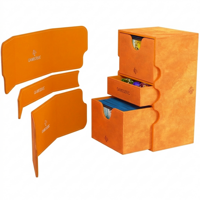 Gamegenic Stronghold 200+ XL Convertible Deck Box - Orange