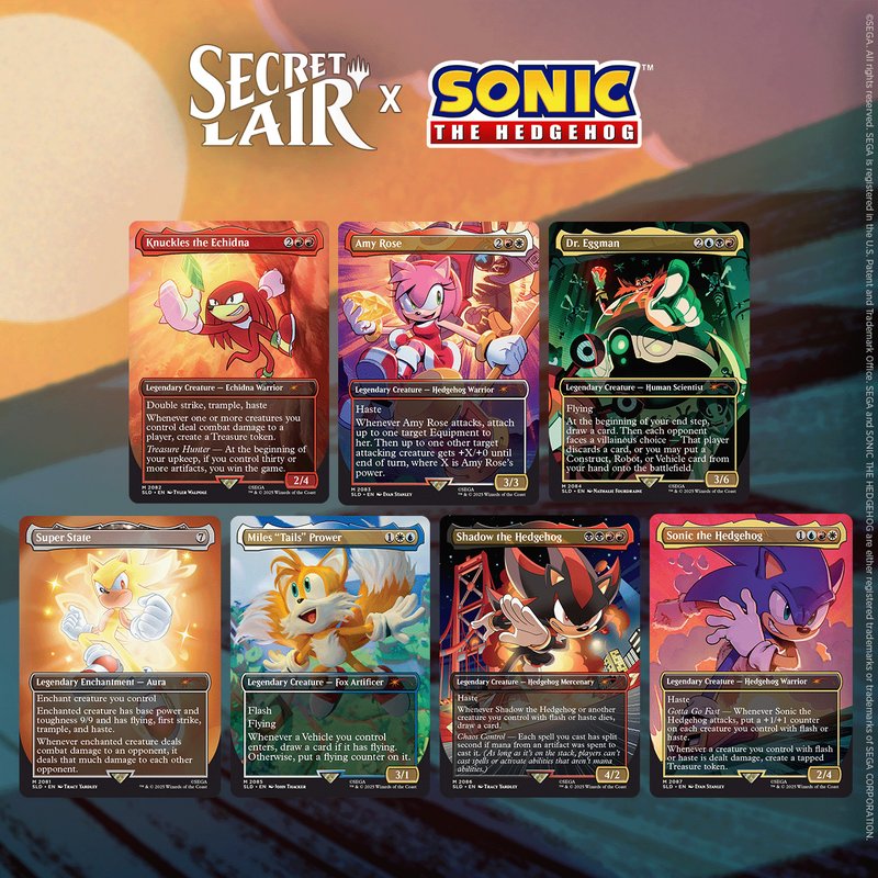 MTG Secret Lair: Secret Lair X Sonic - Friends and Foes (Non-Foil) [WPN Store Exclusive]