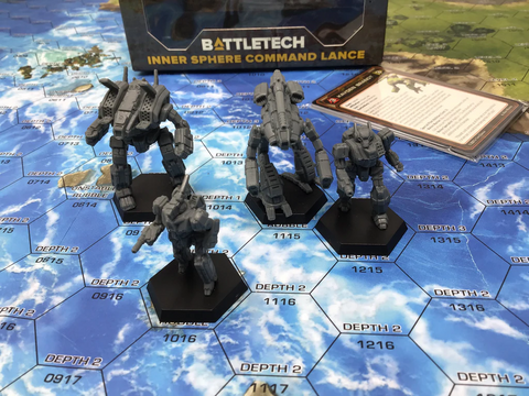 BattleTech: Miniature Force Pack - Inner Sphere Command Lance