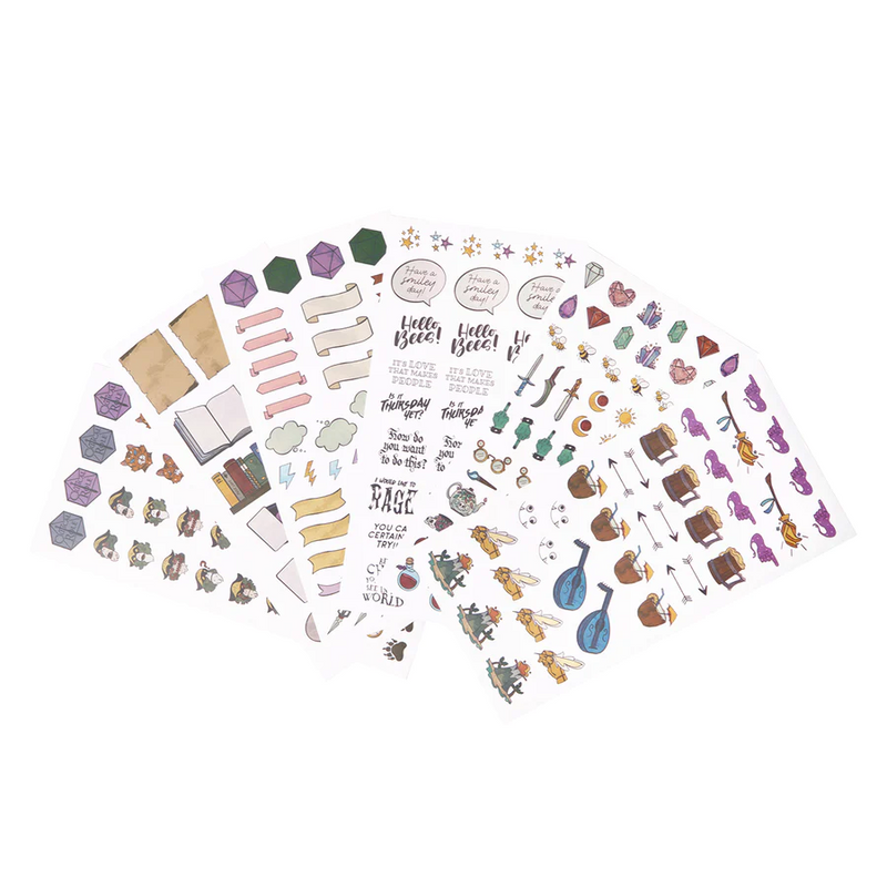 Darrington Press | Critical Role: Beauty of Exandria: The Archives - Journal Sticker Set