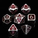 Die Hard Dice Metal RPG Polyhedral Dice Set - Drakona Gemtooth Tekalion [7ct]