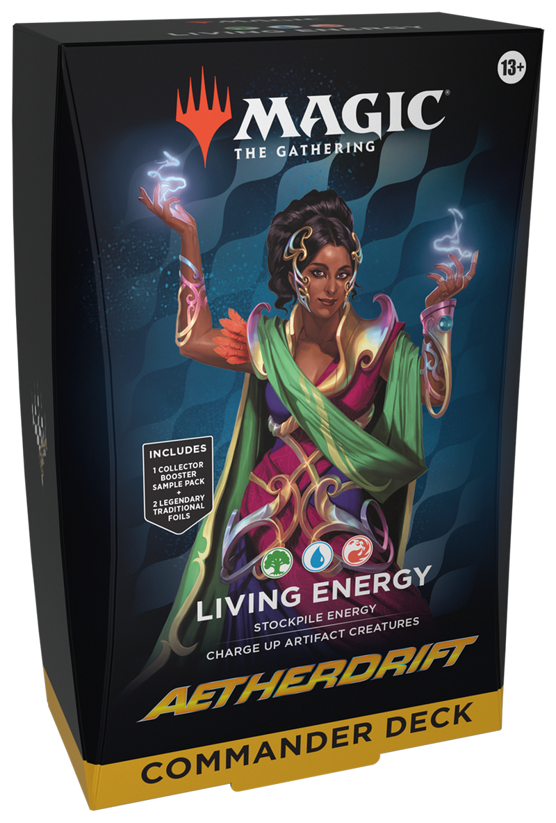 mtg aetherdrift collector booster box Magic: The Gathering : Toys & Games Chance at Serialized Cards Less than 1% of packs contain a unique MTG Aetherdrift - Commander Deck