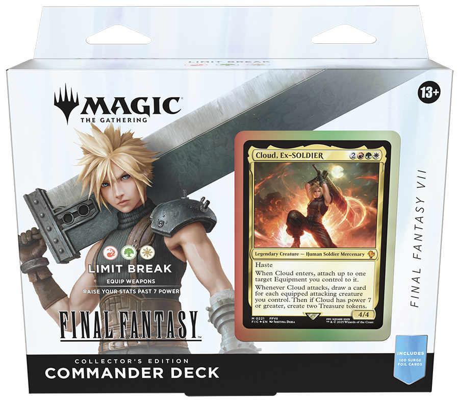mtg cloud ex soldier commander deck MTG Final Fantasy - Collector's Edition Commander Deck