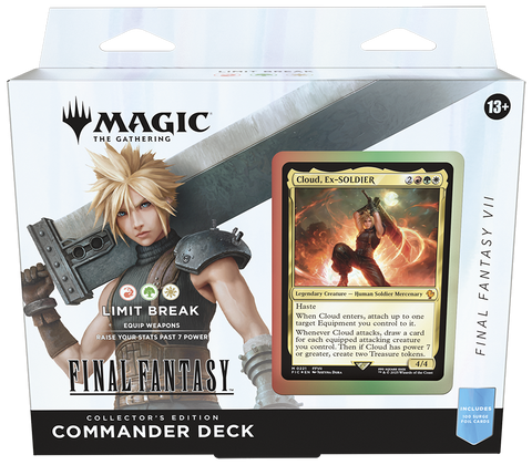 MTG Final Fantasy - Collector's Edition Commander Deck - FFVII: Limit Break