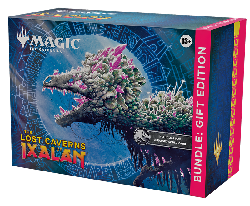 MTG Lost Caverns of Ixalan - Gift Bundle | 8 Set Booster Packs + 1 Collector Booster Pack + Accessories