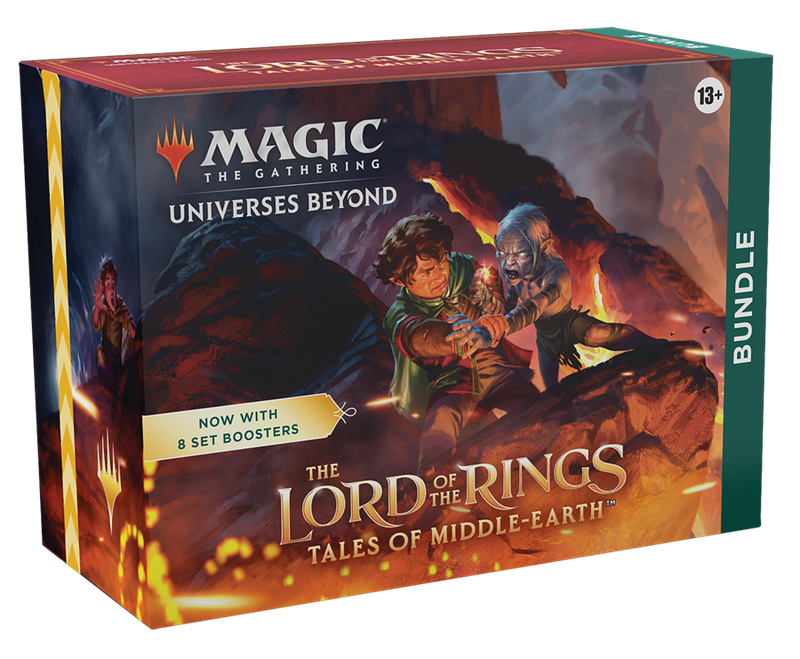 MTG The Lord of the Rings: Tales of Middle-earth - Bundle | 8 Set Boosters + Accessories