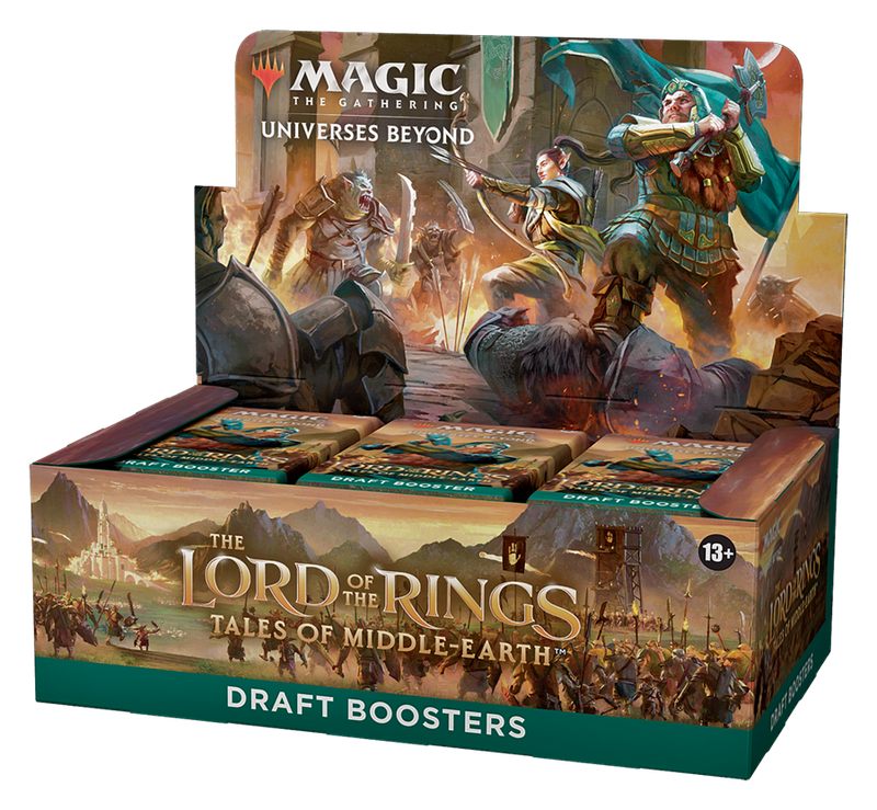 MTG The Lord of the Rings: Tales of Middle-earth - Draft Booster Box | 36 Packs + Box Topper